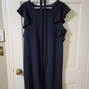 Navy sheath dress